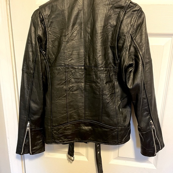 Repurposed Leather Jacket. - Picture 4 of 6